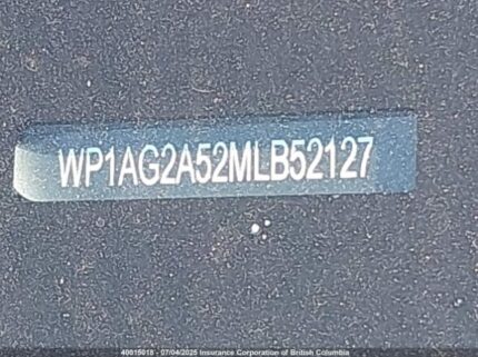 WP1AG2A52MLB52127 2021 PORSCHE
