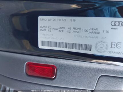 WAUENCF52LA004543 2020 AUDI
