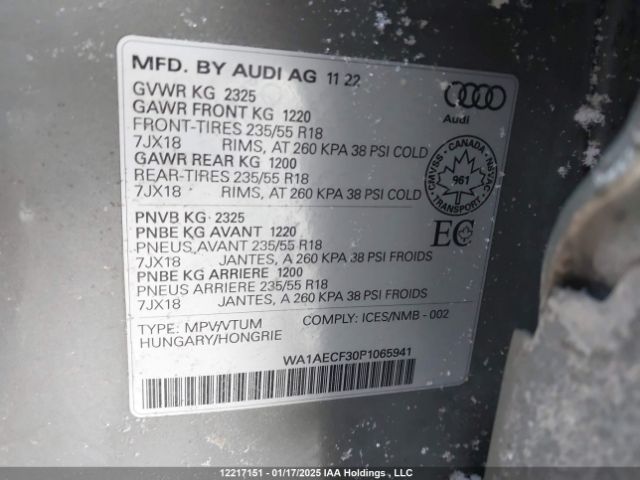 WA1AECF30P1065941 2023 AUDI