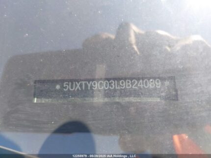 5UXTY9C03L9B24089 2020 BMW