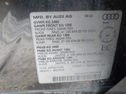 WA16AAFY7R2005802 2024 AUDI