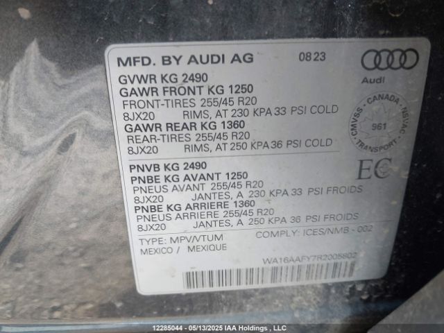 WA16AAFY7R2005802 2024 AUDI