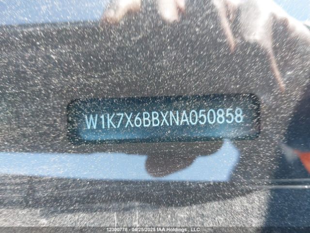 W1K7X6BBXNA050858 2022 MERCEDES-BENZ