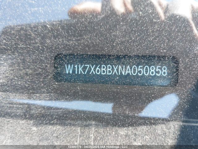 W1K7X6BBXNA050858 2022 MERCEDES-BENZ