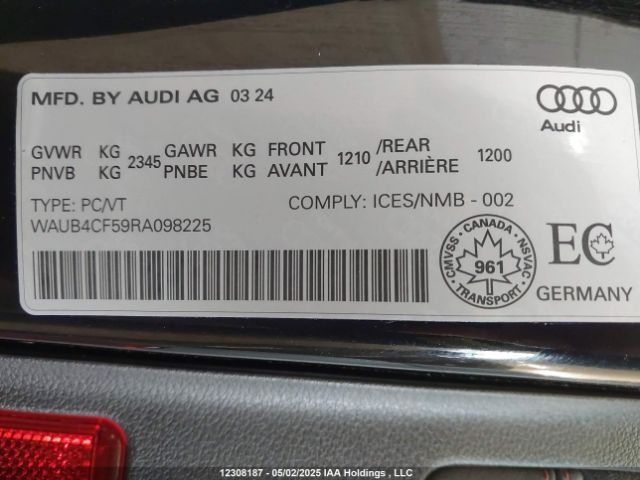 WAUB4CF59RA098225 2024 AUDI