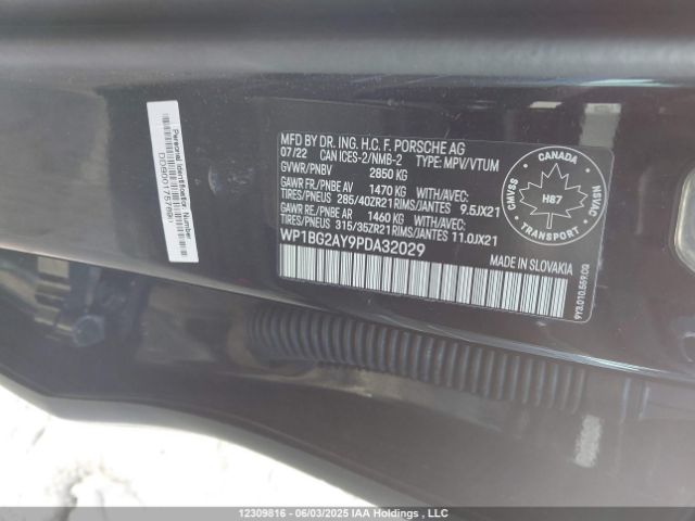 WP1BG2AY9PDA32029 2023 PORSCHE