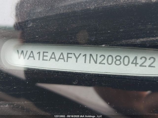 WA1EAAFY1N2080422 2022 AUDI