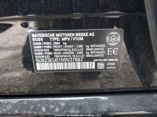 5UX23EU01R9V37667 2024 BMW
