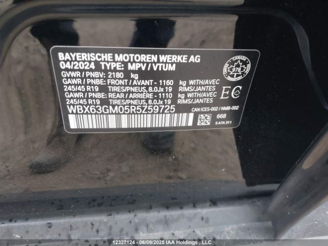 WBX63GM05R5Z59725 2024 BMW