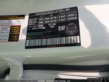 4JGGM1CB6RA057604 2024 MERCEDES-BENZ