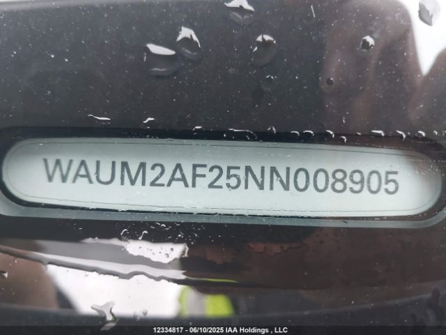 WAUM2AF25NN008905 2022 AUDI