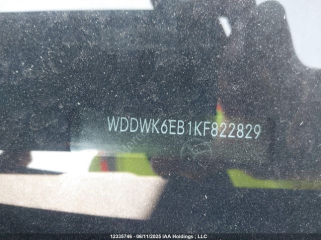 WDDWK6EB1KF822829 2019 MERCEDES-BENZ