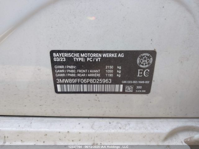 3MW89FF06P8D25963 2023 BMW