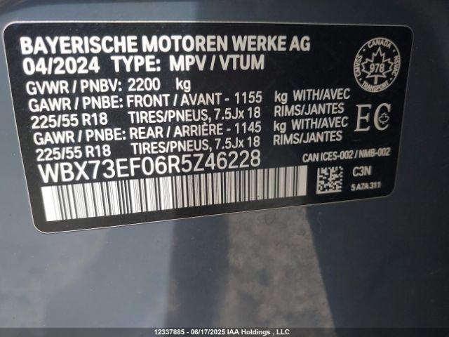 WBX73EF06R5Z46228 2024 BMW