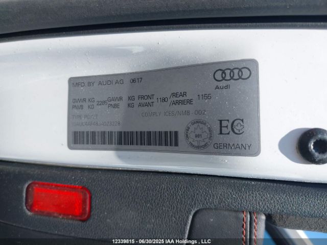 WAUC4AF48JA023228 2018 AUDI