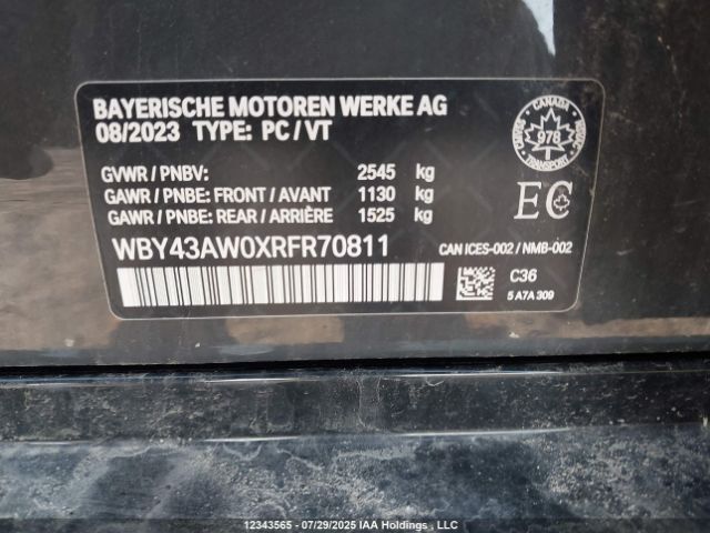 WBY43AW0XRFR70811 2024 BMW