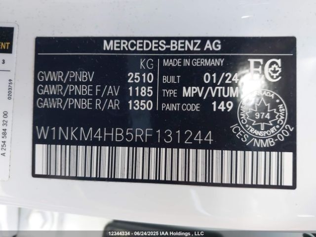 W1NKM4HB5RF131244 2024 MERCEDES-BENZ