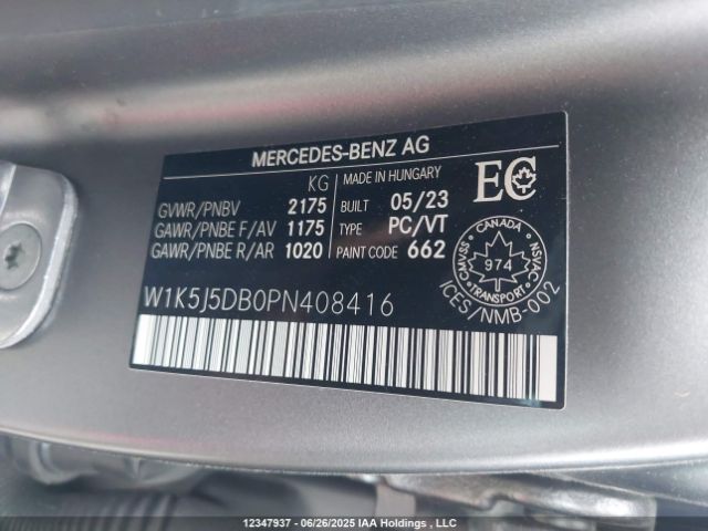 W1K5J5DB0PN408416 2023 MERCEDES-BENZ