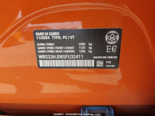WBS33HJ06SFU32411 2025 BMW