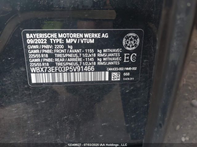 WBX73EF03P5V91466 2023 BMW