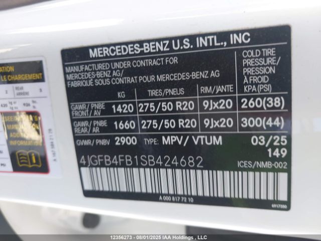 4JGFB4FB1SB424682 2025 MERCEDES-BENZ