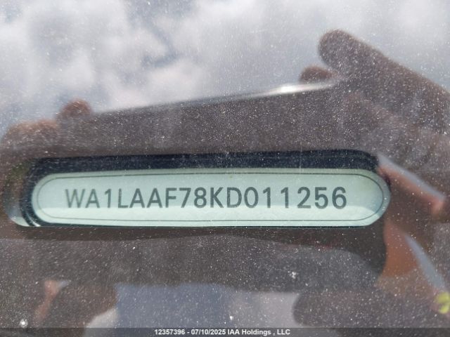 WA1LAAF78KD011256 2019 AUDI
