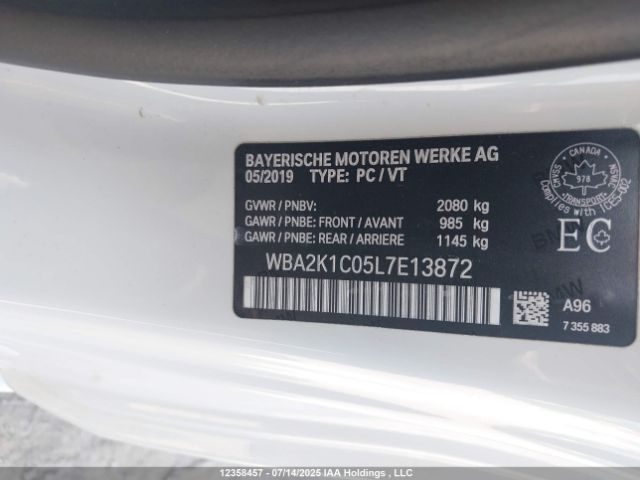 WBA2K1C05L7E13872 2020 BMW