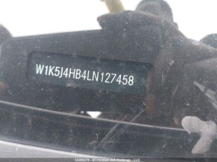 W1K5J4HB4LN127458 2020 MERCEDES-BENZ