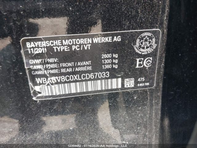WBAGV8C0XLCD67033 2020 BMW