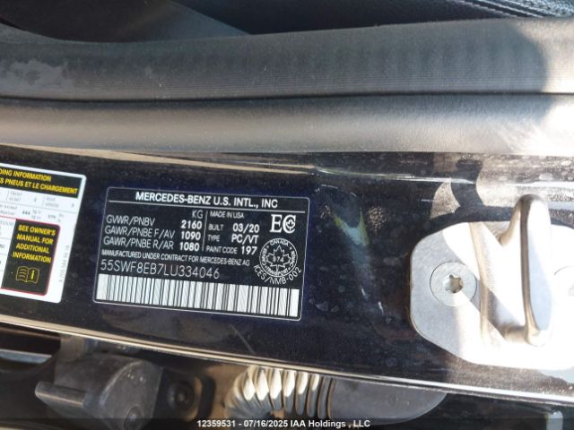 55SWF8EB7LU334046 2020 MERCEDES-BENZ