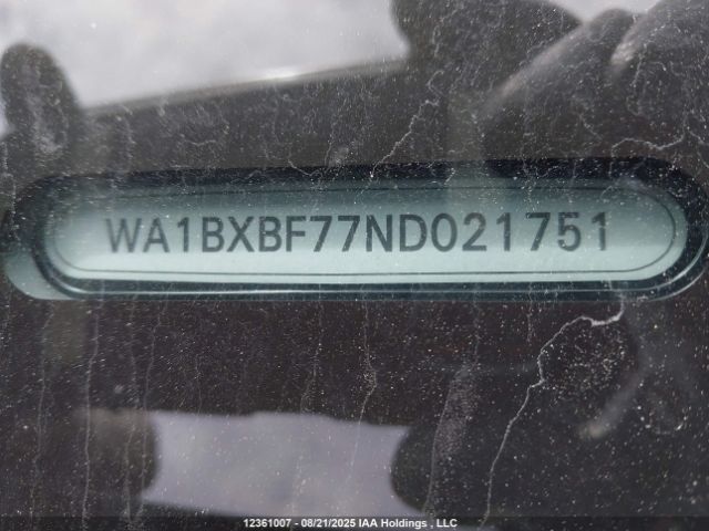 WA1BXBF77ND021751 2022 AUDI