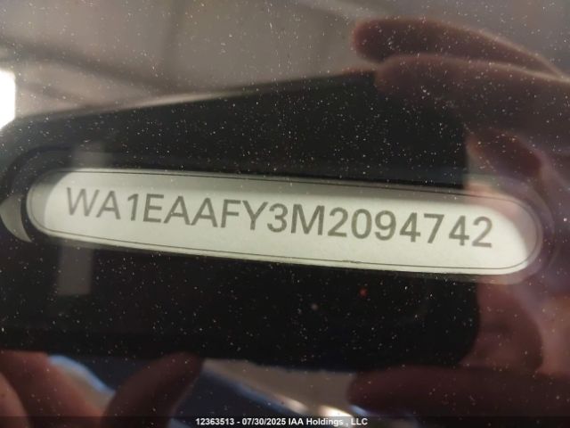 WA1EAAFY3M2094742 2021 AUDI