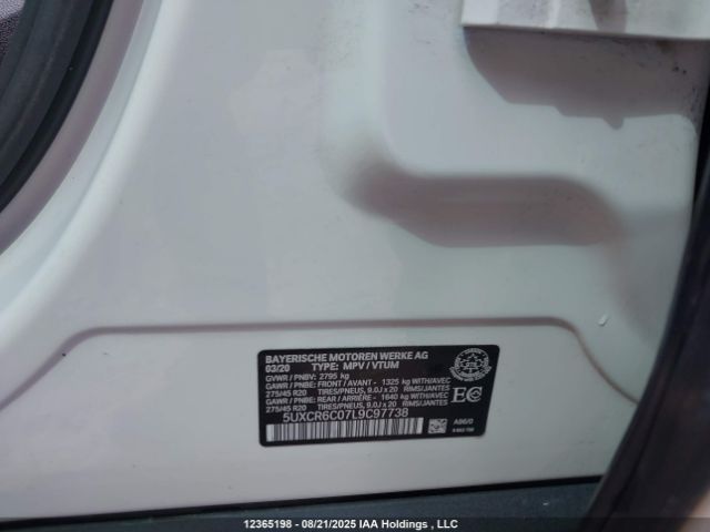 5UXCR6C07L9C97738 2020 BMW