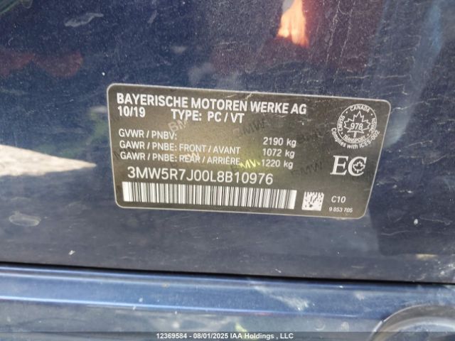 3MW5R7J00L8B10976 2020 BMW