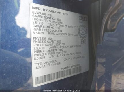 WA1FECF34R1034281 2024 AUDI
