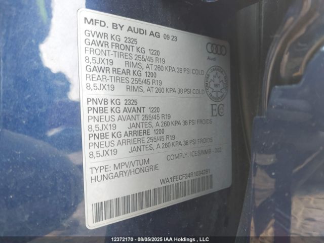 WA1FECF34R1034281 2024 AUDI