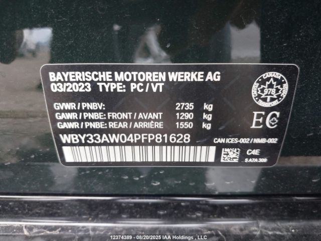 WBY33AW04PFP81628 2023 BMW
