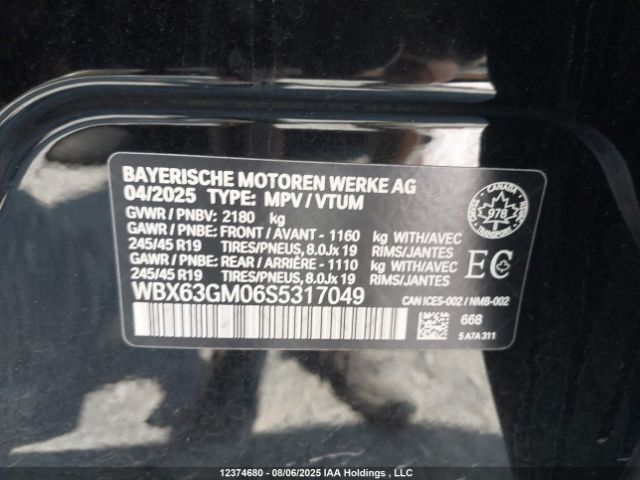 WBX63GM06S5317049 2025 BMW