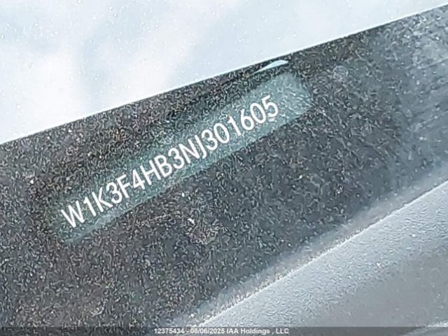 W1K3F4HB3NJ301605 2022 MERCEDES-BENZ