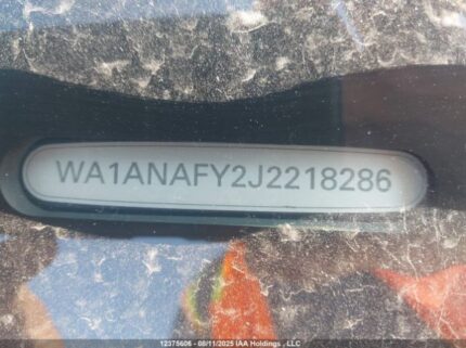 WA1ANAFY2J2218286 2018 AUDI