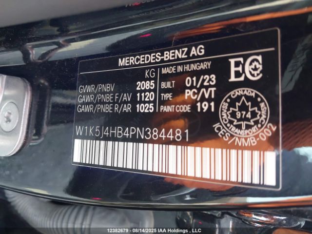 W1K5J4HB4PN384481 2023 MERCEDES-BENZ
