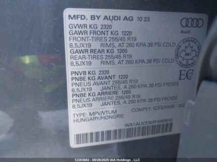 WA1AUCF30R1050510 2024 AUDI