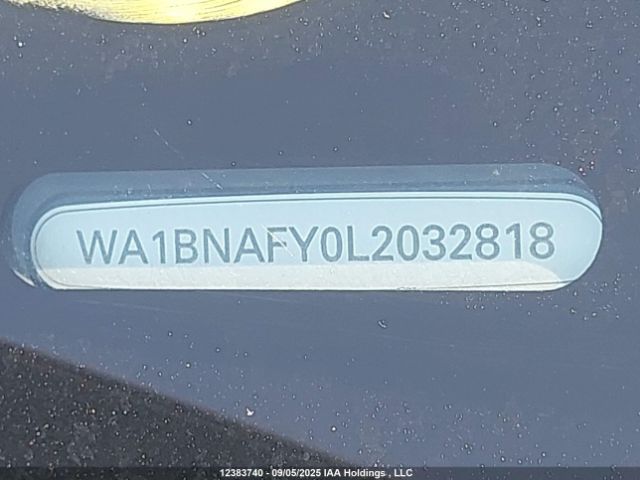WA1BNAFY0L2032818 2020 AUDI