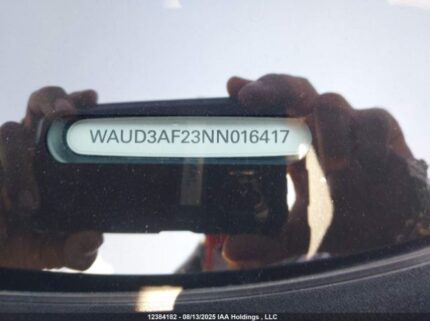 WAUD3AF23NN016417 2022 AUDI