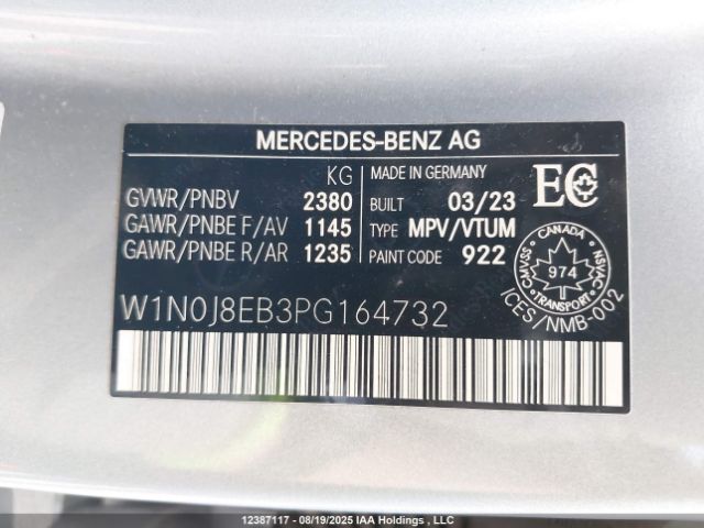 W1N0J8EB3PG164732 2023 MERCEDES-BENZ
