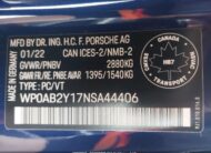 2022 PORSCHE TAYCAN 4S | VIN: WP0AB2Y17NSA44406