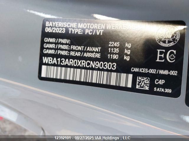 2024 BMW M440I XDRIVE | VIN: WBA13AR0XRCN90303