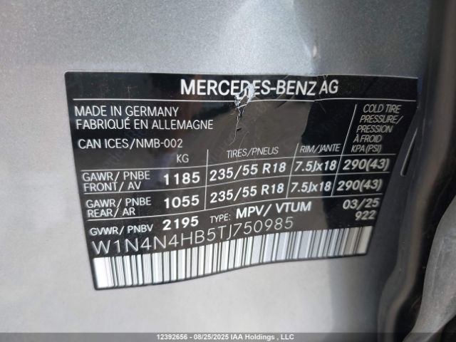 W1N4N4HB5TJ750985 2026 MERCEDES-BENZ