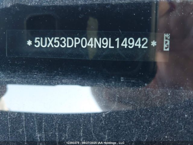5UX53DP04N9L14942 2022 BMW