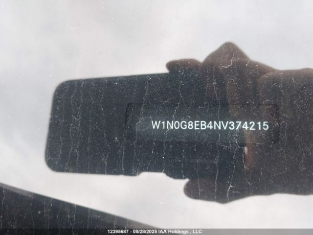 W1N0G8EB4NV374215 2022 MERCEDES-BENZ